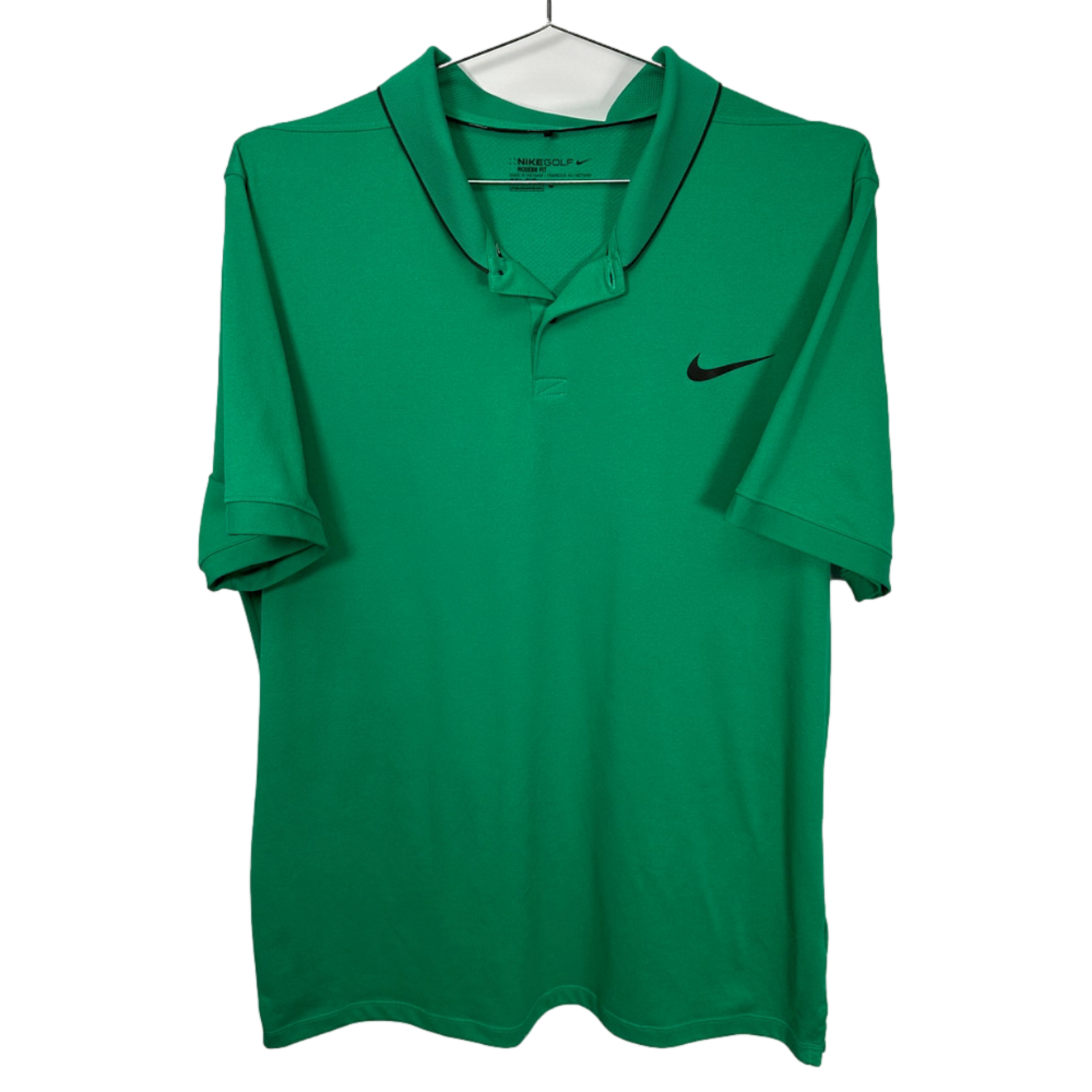 Nike Golf Kelly Green Vented Collared‎ Shirt XL